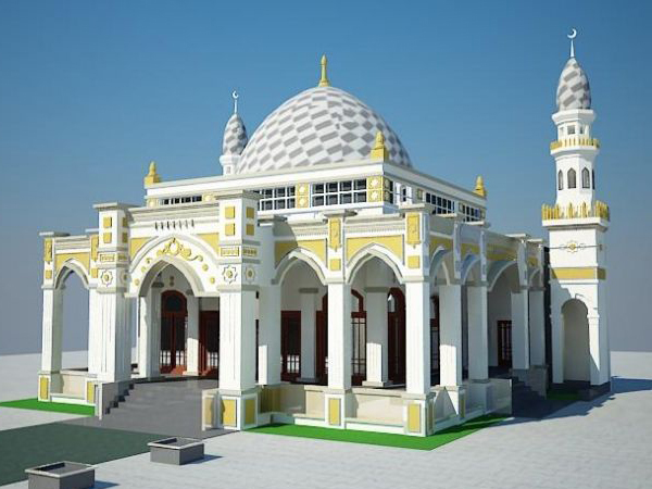 Perbaikan Teras Masjid
