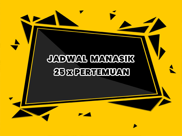 Jadwal Manasik 25x Pertemuan